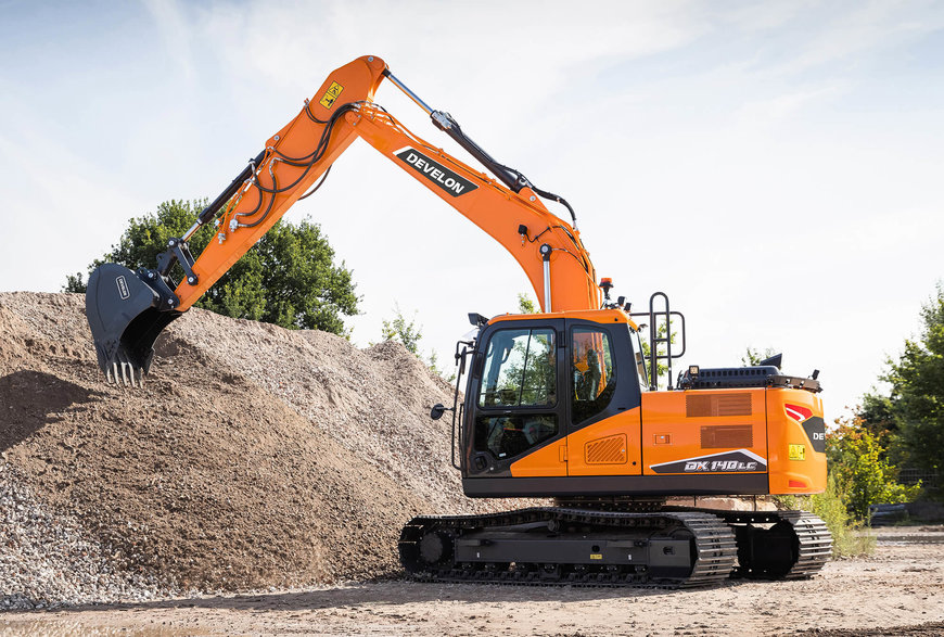 New DX140LC-7K 14 t Crawler Excavator from DEVELON